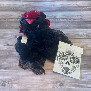 ICING | Day of Dead Floral Headband & Face Gens